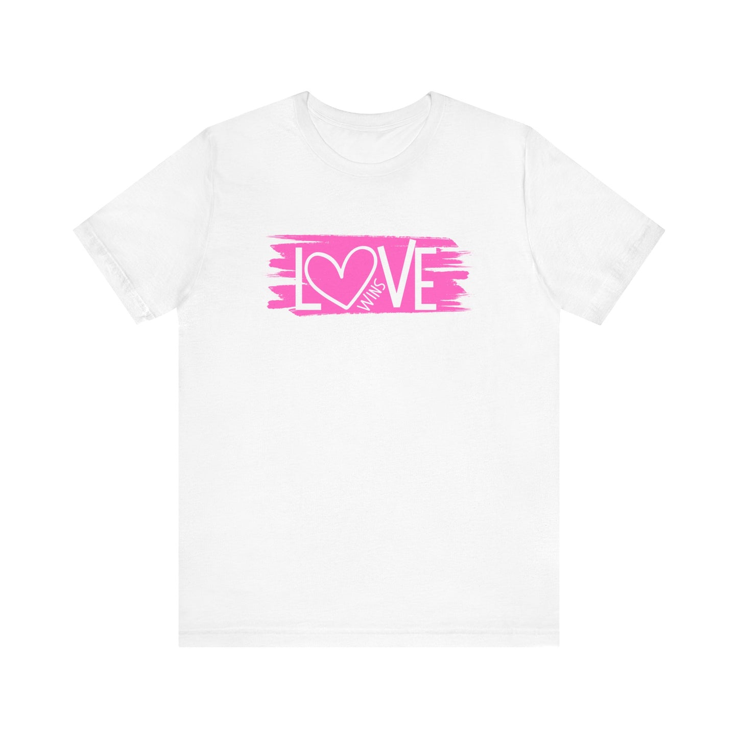 "Love Wins" Short Sleeve Tee - Wear it Boldly to Sat it Loudly!