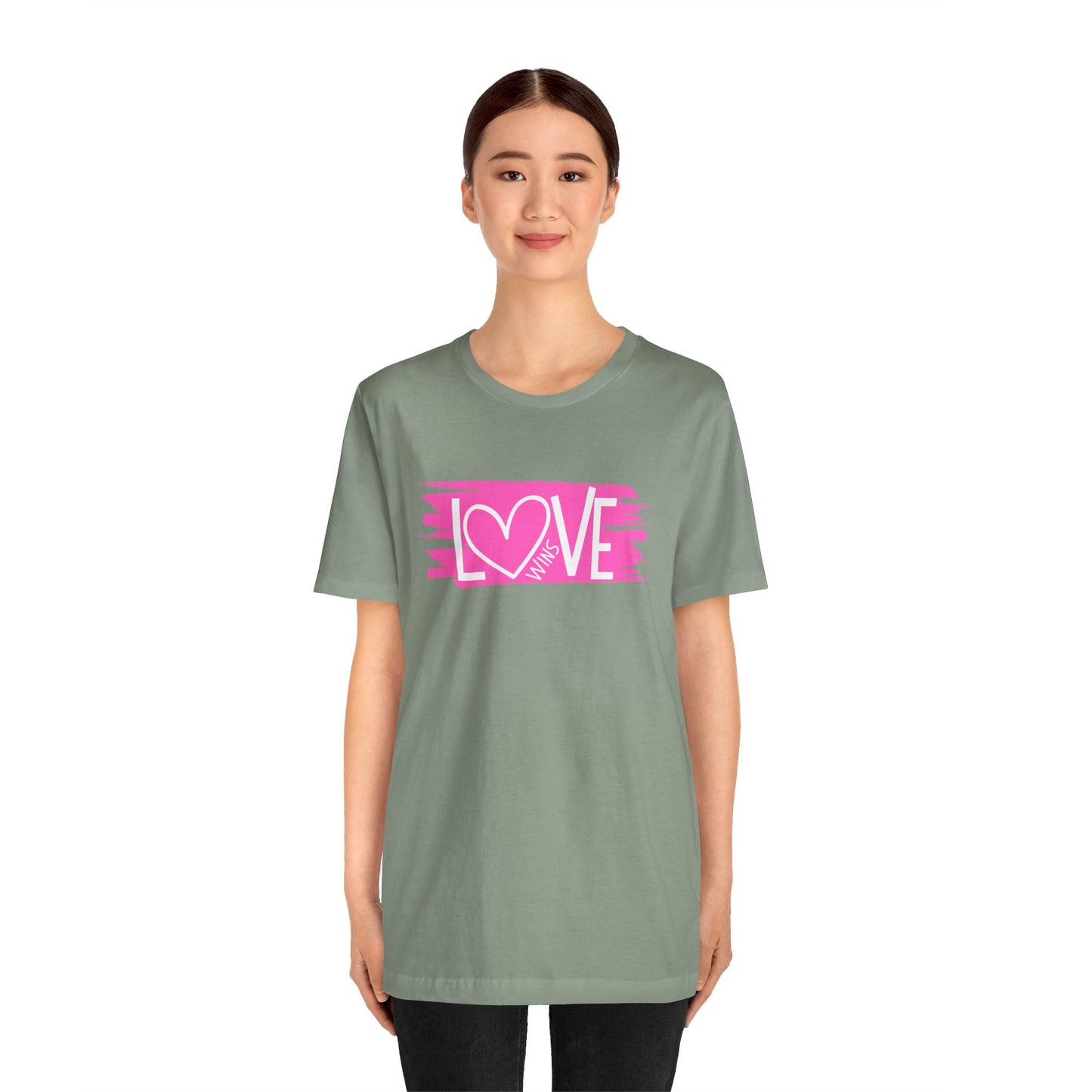 "Love Wins" Short Sleeve Tee - Wear it Boldly to Sat it Loudly!