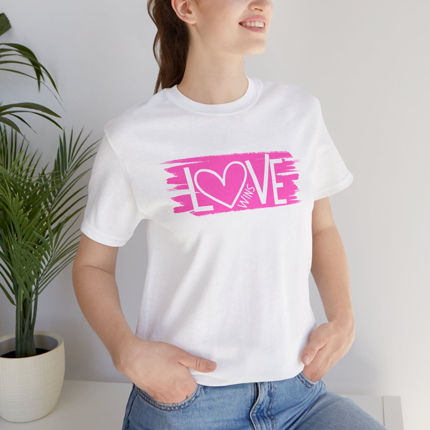 "Love Wins" Short Sleeve Tee - Wear it Boldly to Sat it Loudly!