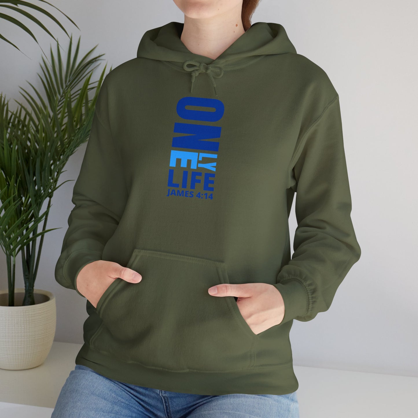 "Only One Life" Hooded Sweatshirt - Wear it Boldly to Say it Loudly!