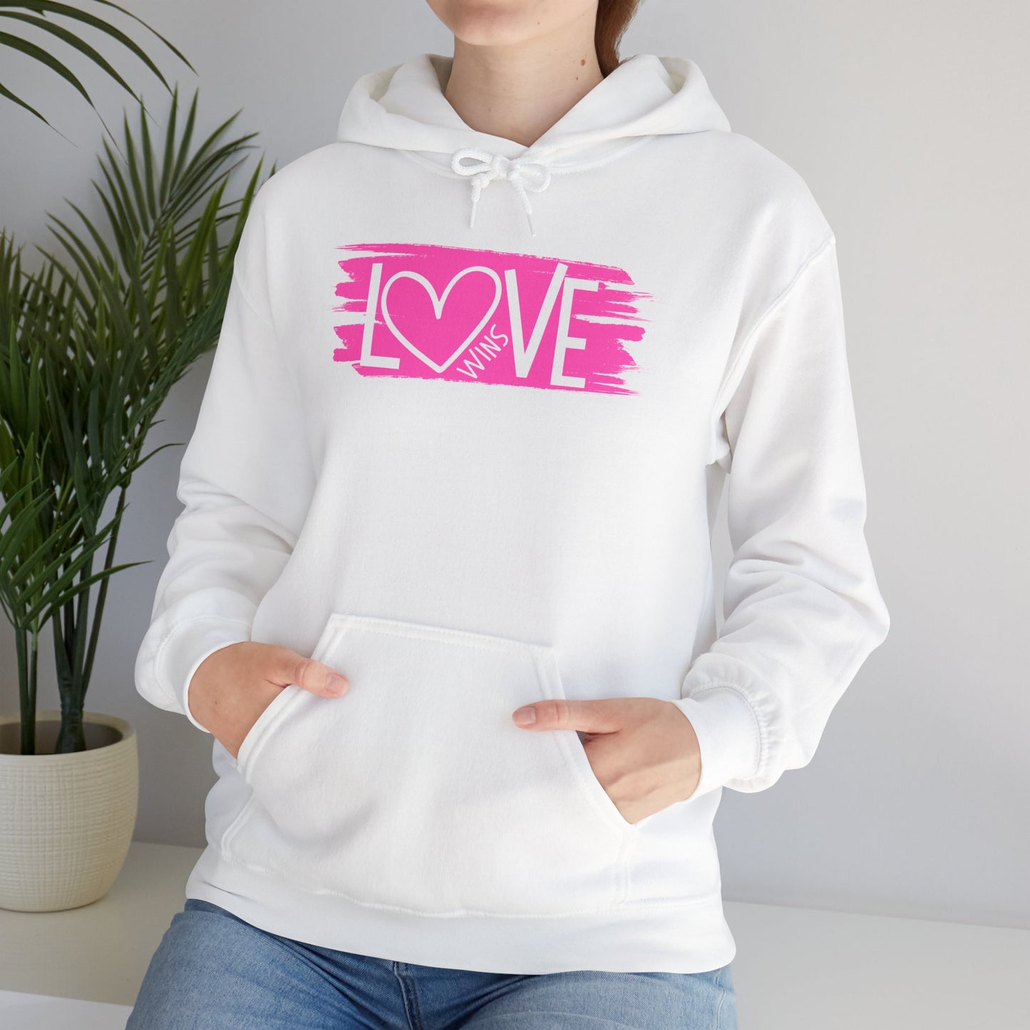 "Love Wins"  Unisex Hooded Sweatshirt - Wear it Boldly to Say it Loudly!