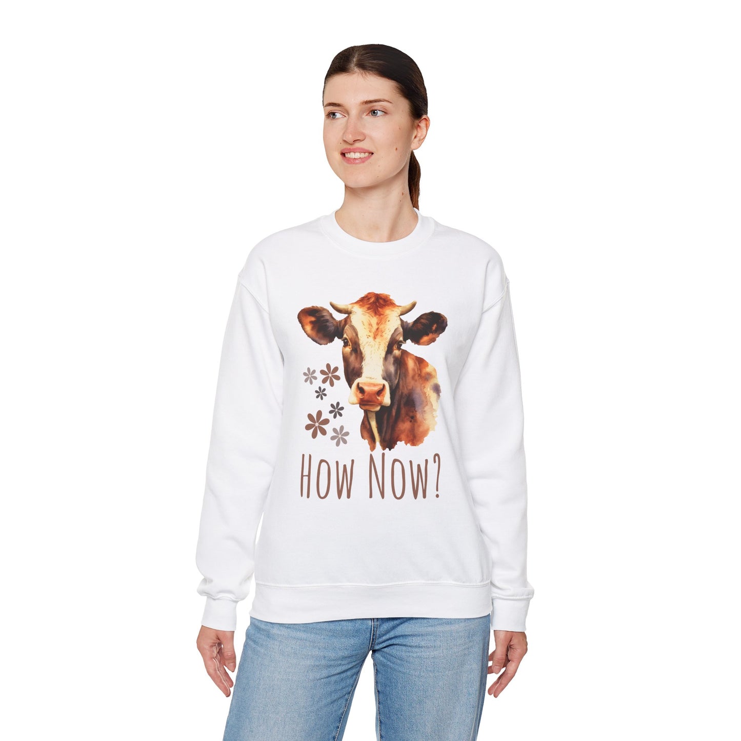 How Now Cow - Unisex Heavy Blend™ Crewneck Sweatshirt