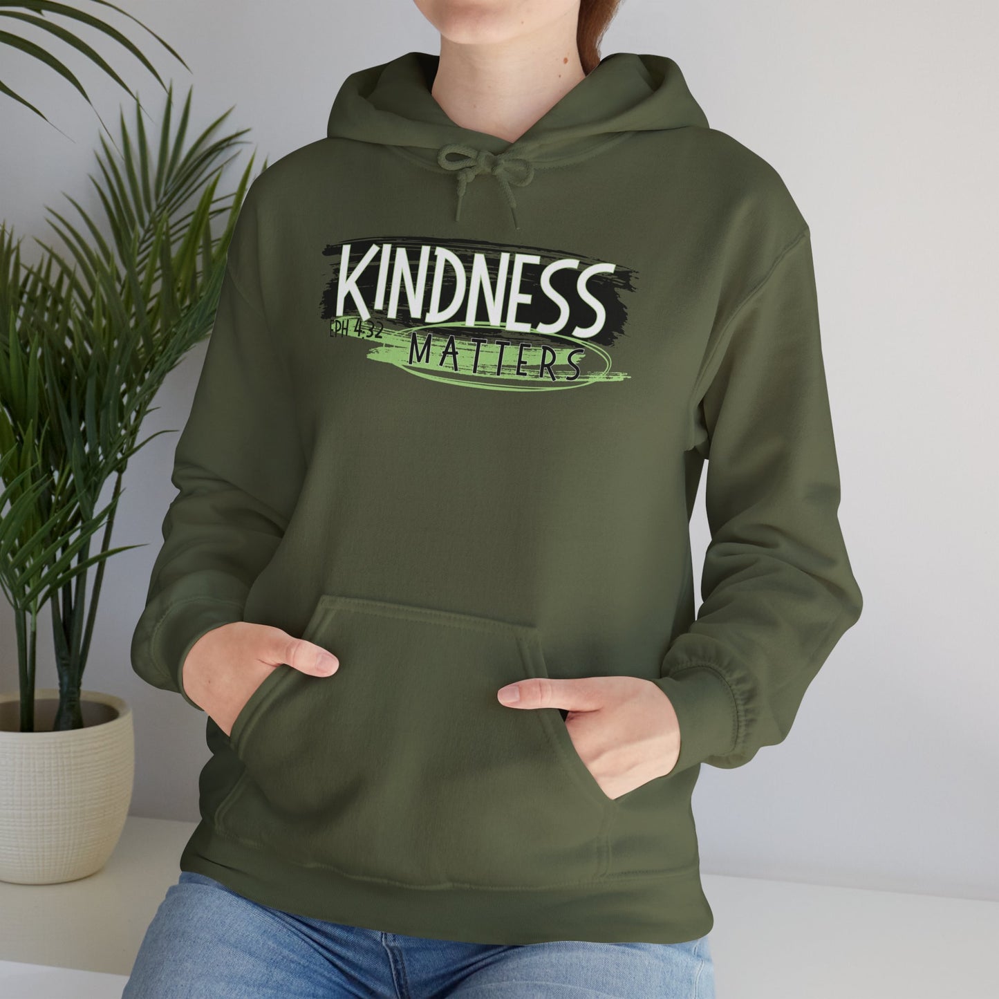 "KINDNESS matters" Unisex Hooded Sweatshirt - Wear it Boldly to Say it Loudly!