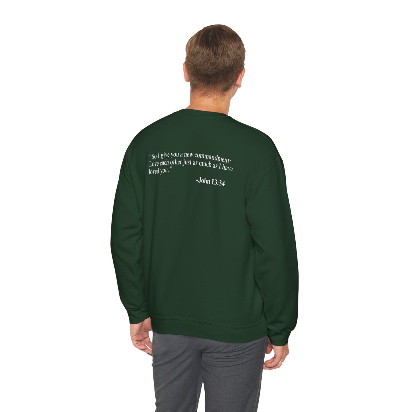 "1334" (John 13:34) Crewneck Sweatshirt