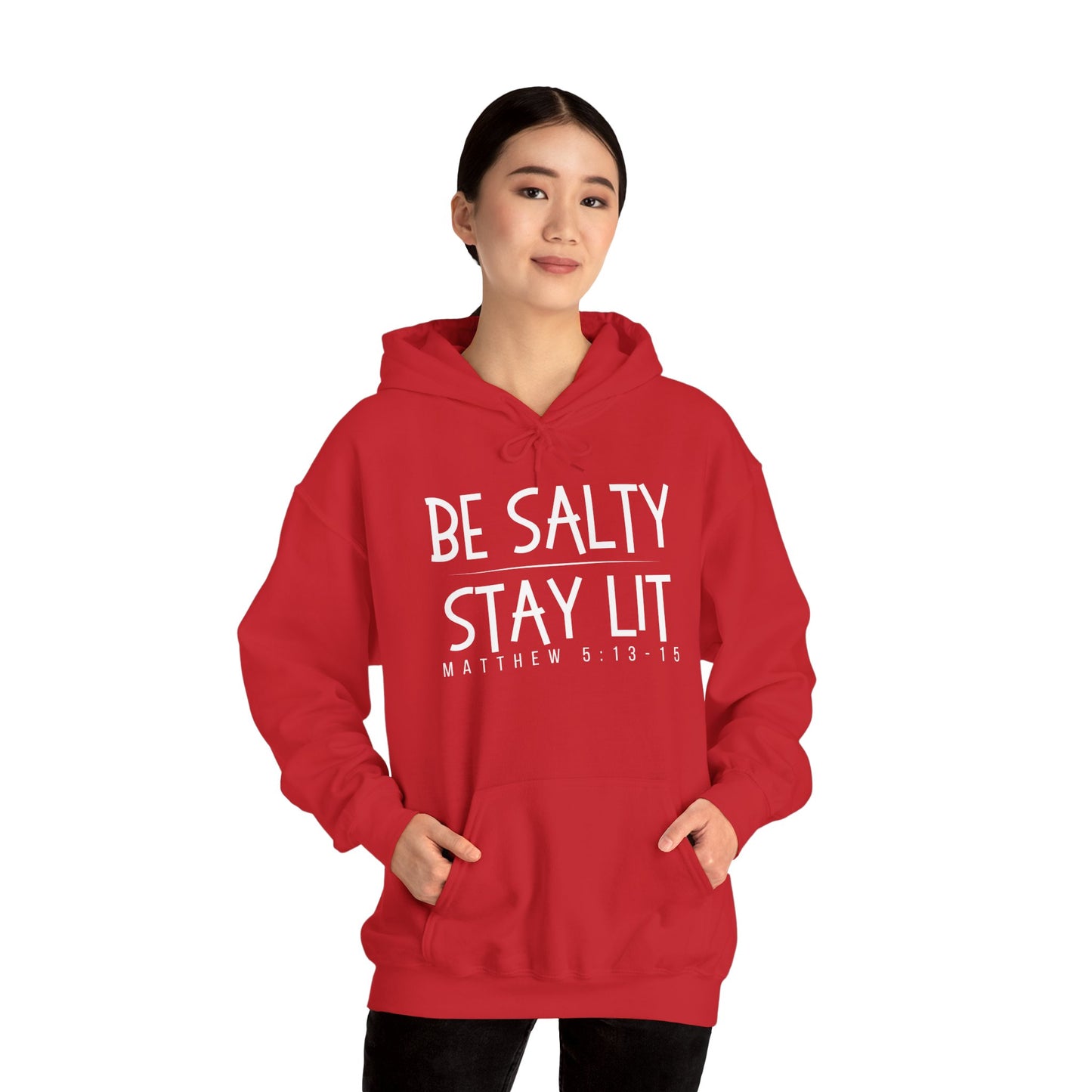 Be Salty Stay Lit Unisex Heavy Blend™ Hooded Sweatshirt