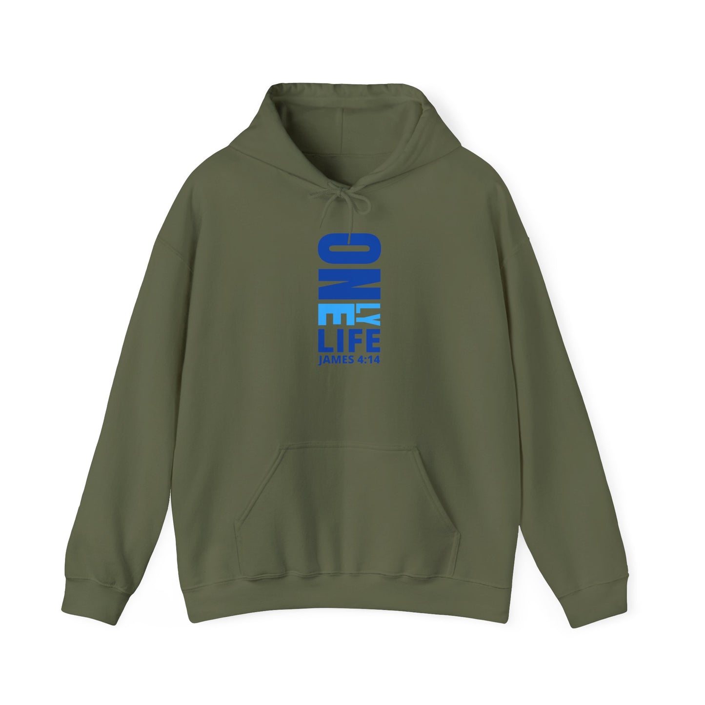 "Only One Life" Hooded Sweatshirt - Wear it Boldly to Say it Loudly!