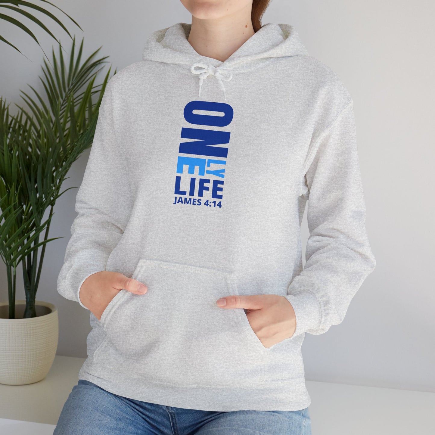 "Only One Life" Hooded Sweatshirt - Wear it Boldly to Say it Loudly!