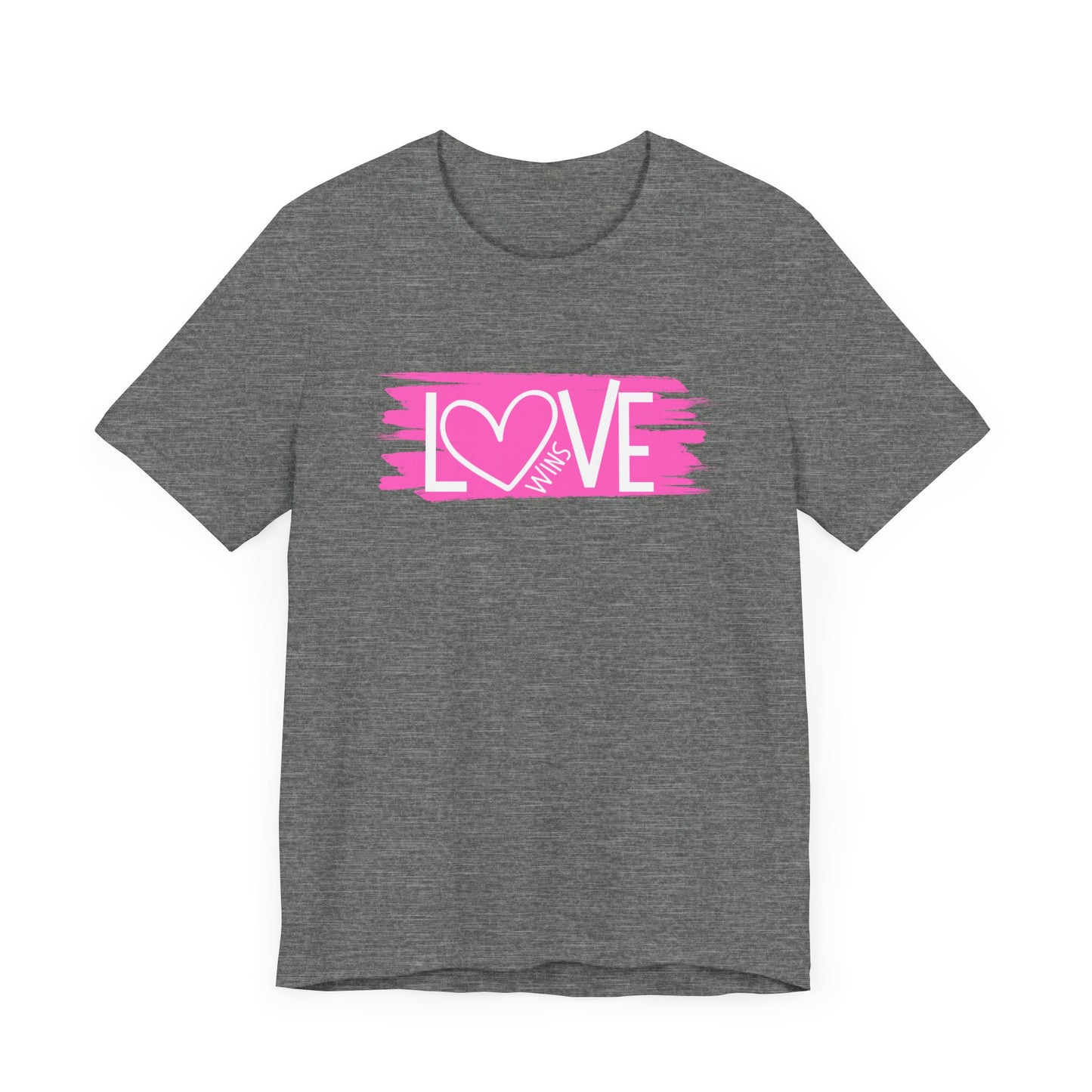 "Love Wins" Short Sleeve Tee - Wear it Boldly to Sat it Loudly!