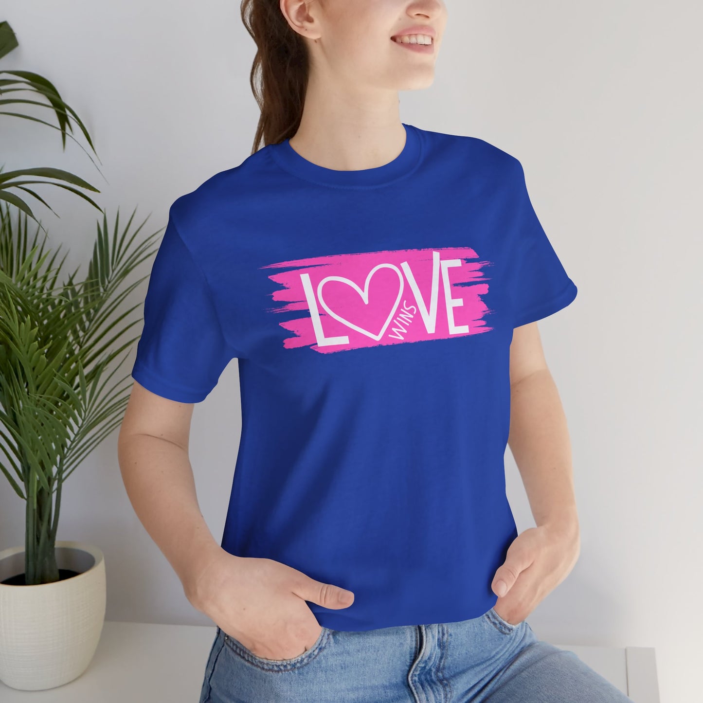 "Love Wins" Short Sleeve Tee - Wear it Boldly to Sat it Loudly!