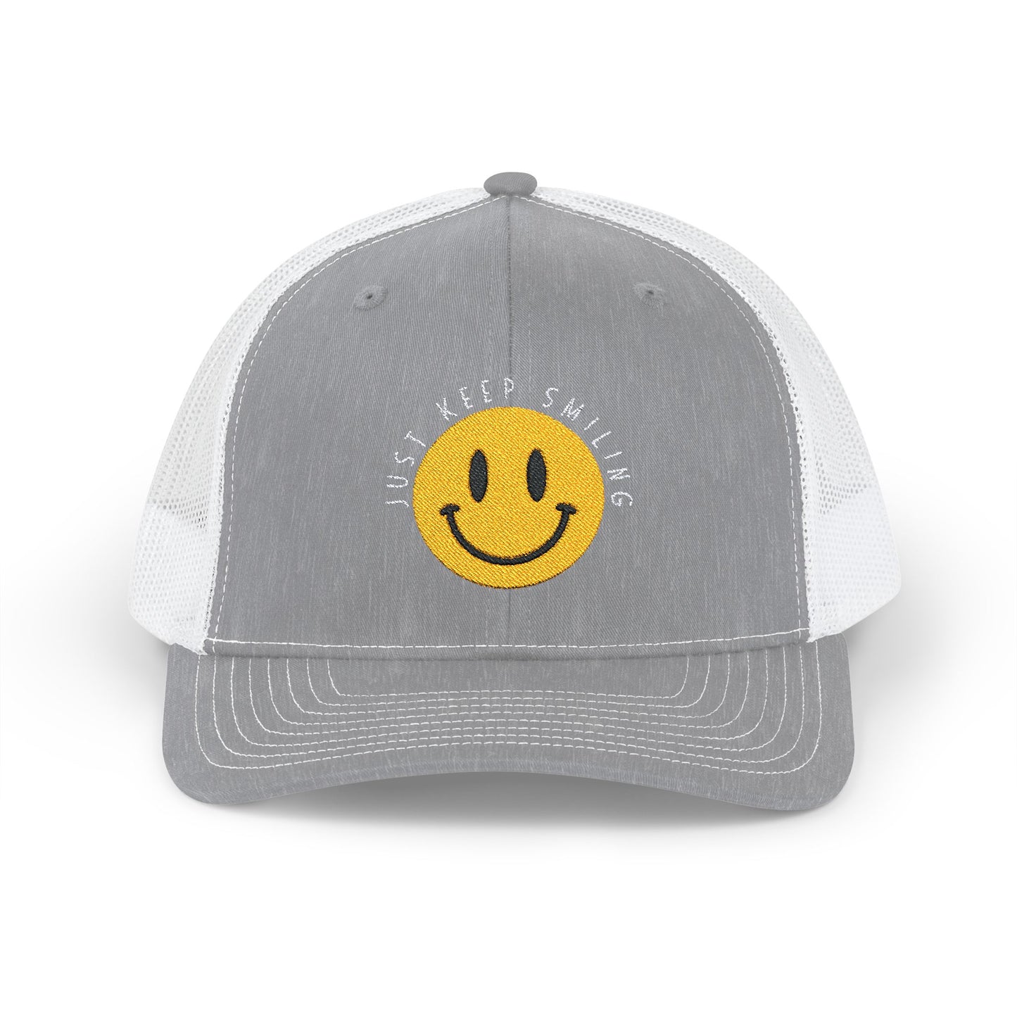 Keep Smiling Snapback Trucker Cap