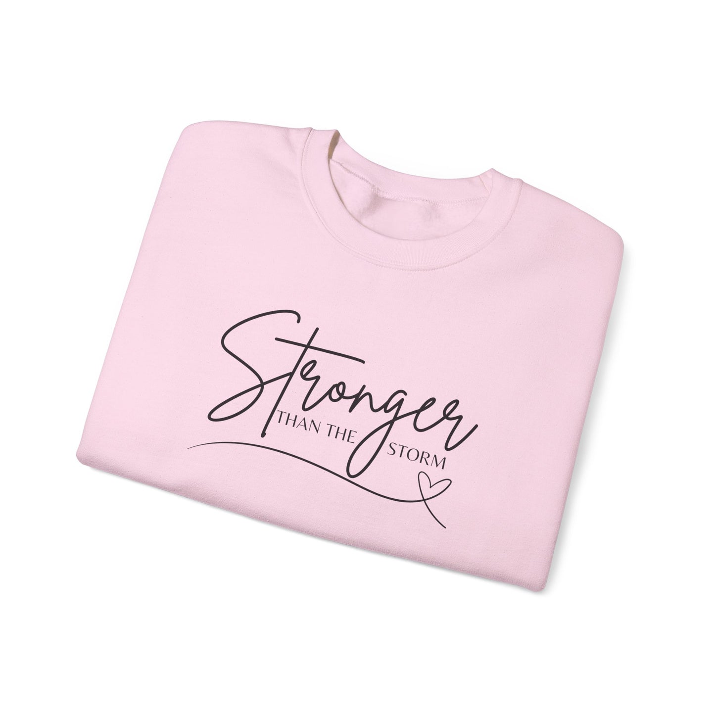 STRONGER than the storm - Crewneck Sweatshirt